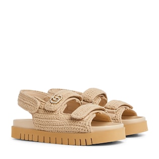 Women's sandal with Double G