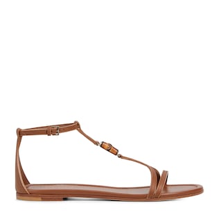 Women's sandal with bamboo detail