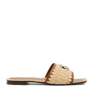 Women's slide sandal with Double G