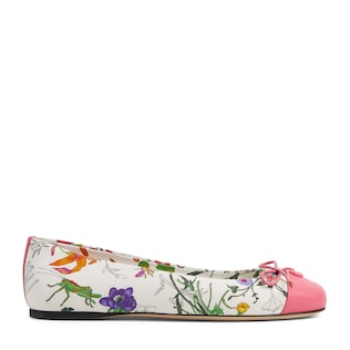 Women's printed ballet flat