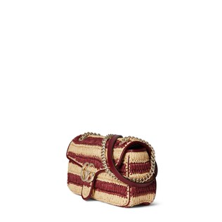 GG Marmont woven medium shoulder bag