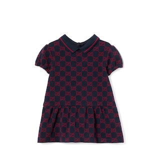 Baby GG cotton piquet dress