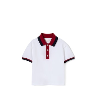 Baby cotton polo shirt with Web