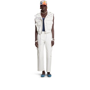 Light cotton canvas cargo pants