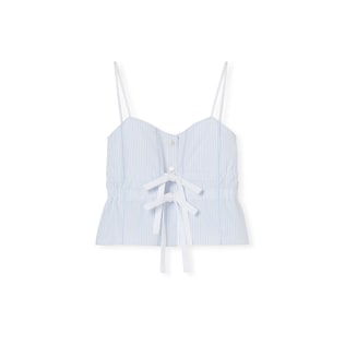 Haut en fil de coton coupé Gucci
