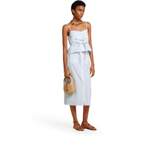 Gucci cotton fil coupé top