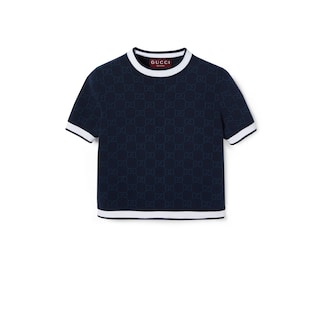 Parte de arriba jacquard de algodón fino GG