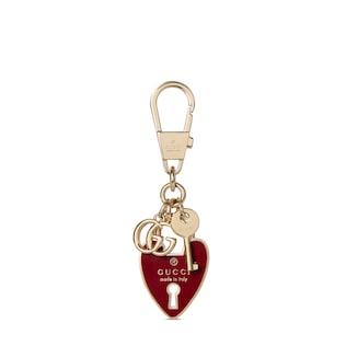 Heart-shaped keychain
