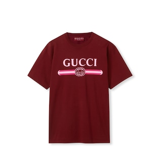 Playera de punto de algodón con estampado