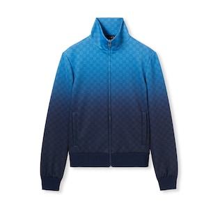 Printed neoprene zip jacket