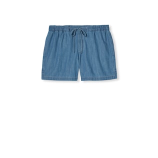 Denim shorts with Horsebit