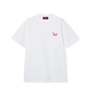 Cotton jersey T-shirt with print