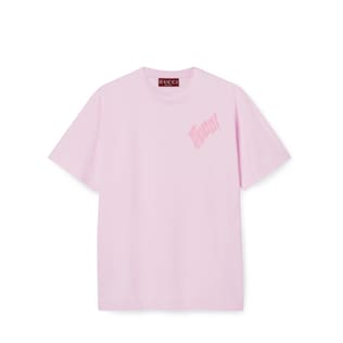 Cotton jersey T-shirt with Gucci logo