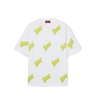 T-shirt en jersey de coton brodé