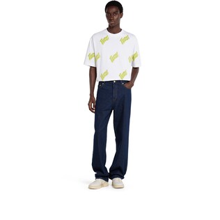 Embroidered cotton jersey T-shirt