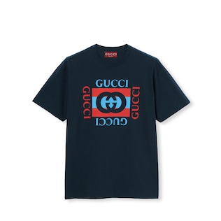 Printed cotton jersey T-shirt