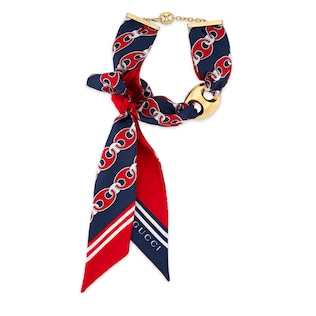 Gucci Marina Chain silk necklace