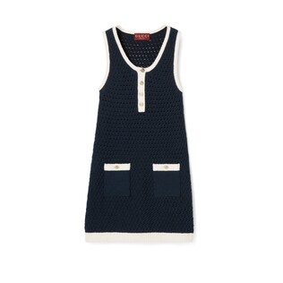 Fine cotton crochet dress