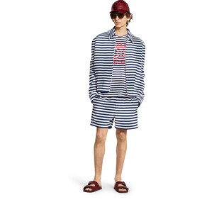 Printed cotton jersey T-shirt