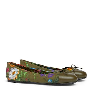 Women's printed ballet flat