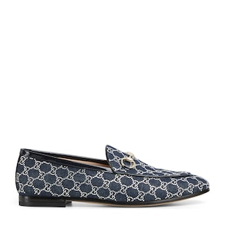 Women's GG crystal Gucci Jordaan loafer