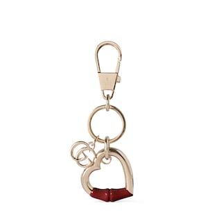 Heart-shaped keychain