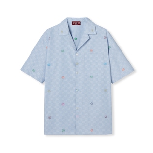 Camisa Bowling de algodón a rayas