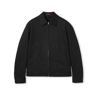 Cotton twill jacket with Web detail