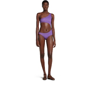 Printed GG stretch jersey swimsuit