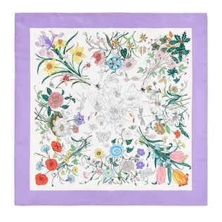Printed silk carré