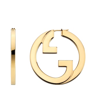 Gucci Blondie cut-out hoop earrings