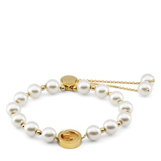 Bracciale Gucci Interlocking con perle