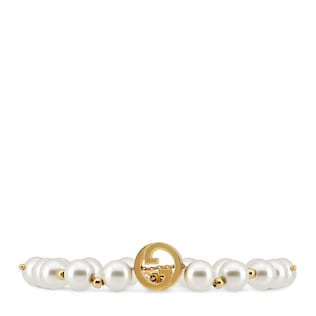 Gucci Interlocking pearl bracelet