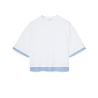 Soft jersey T-shirt with embroidery
