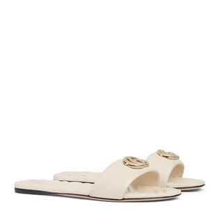 Women's slide sandal with Double G