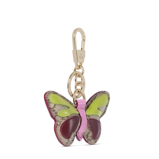 Butterfly-shaped keychain