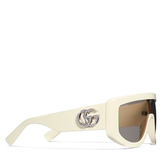 Rectangular frame sunglasses