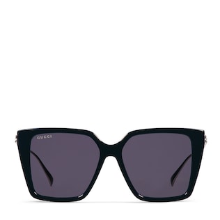 Sonnenbrille mit eckigem Rahmen