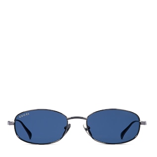 Oval frame sunglasses