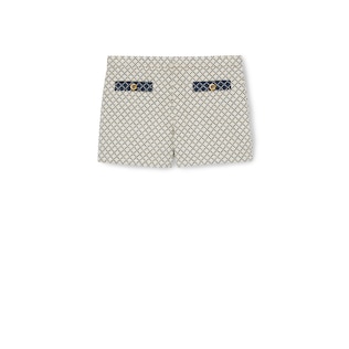 Diamond cotton bouclé shorts