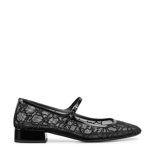 Women's GG crystal ballet flat