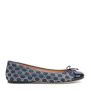 Women's GG crystal ballet flat
