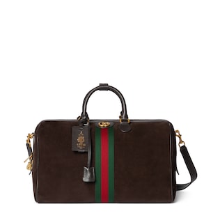 Gucci Savoy系列中号旅行包