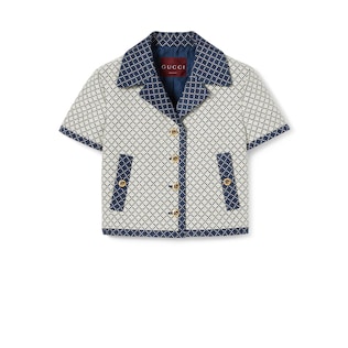 Diamond cotton bouclé jacket
