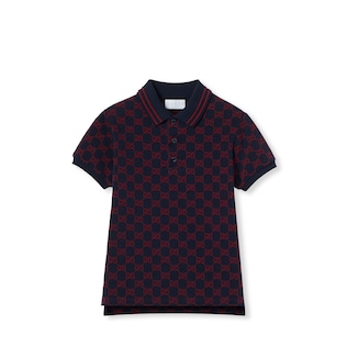 Children's GG cotton polo shirt