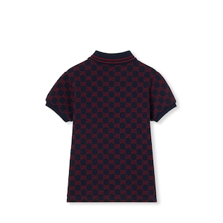 Children's GG cotton polo shirt