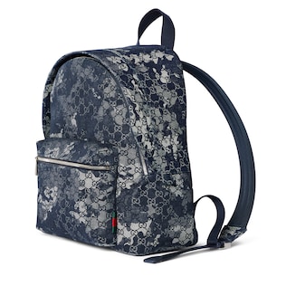 GG denim large backpack