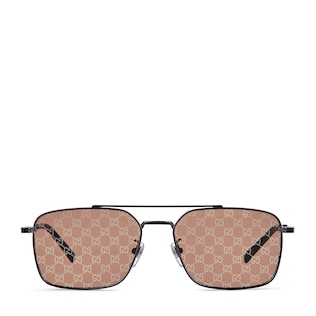 Specialized fit rectangular sunglasses