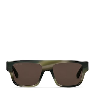 Rectangular frame sunglasses