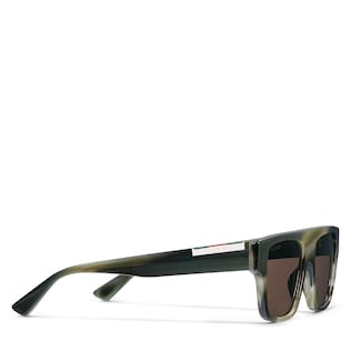 Rectangular frame sunglasses